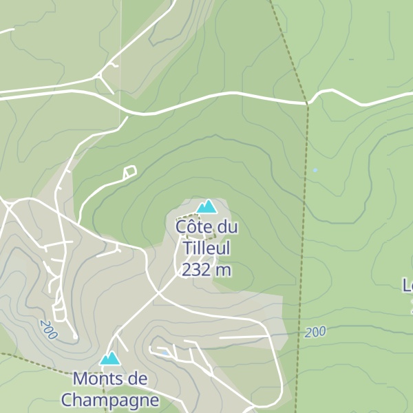 Map of Côte du Tilleul