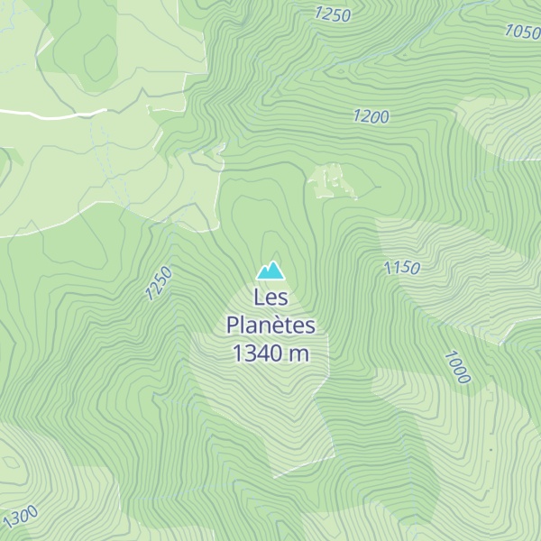 Map of Les Planètes