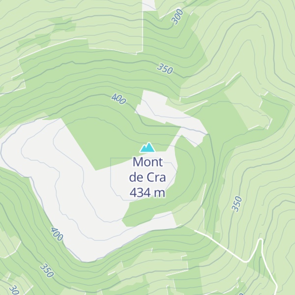 Map of Mont de Cra