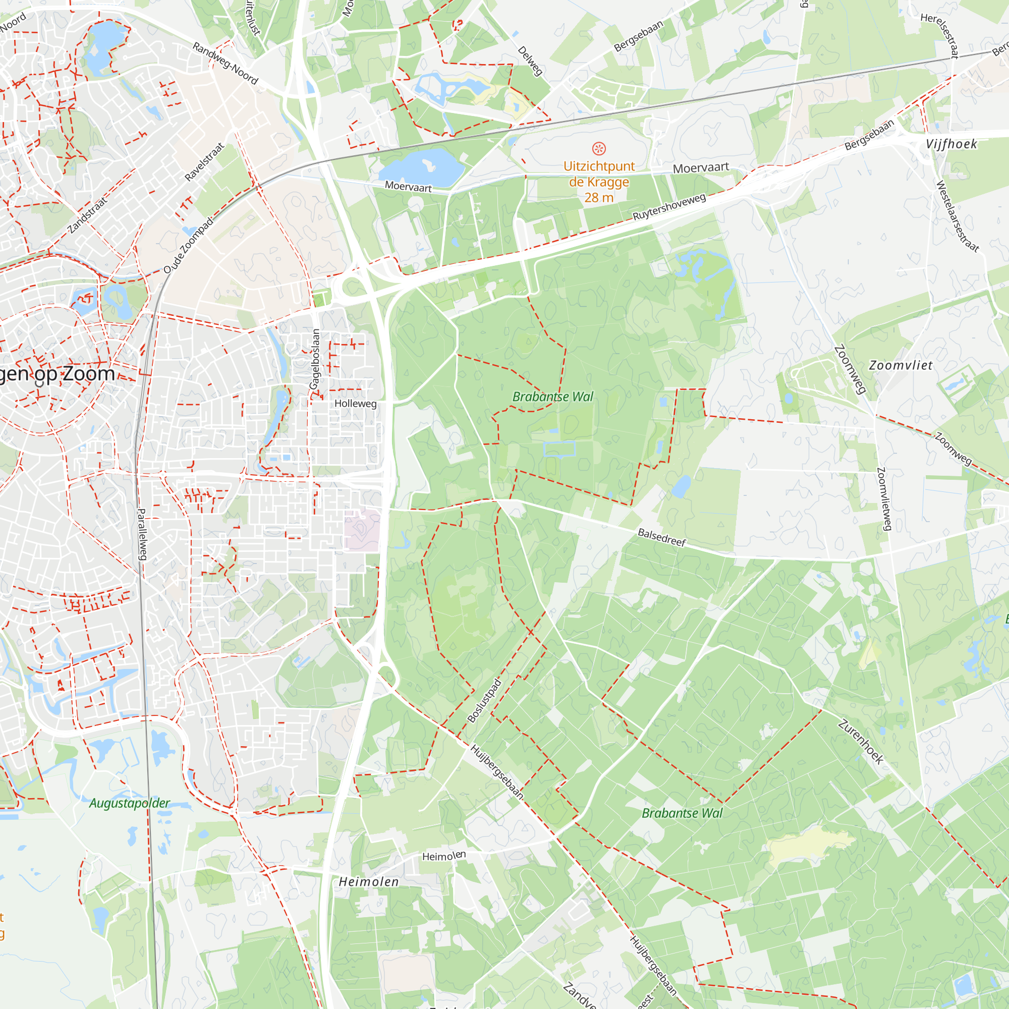 Natuurpodium Brabantse Wal map