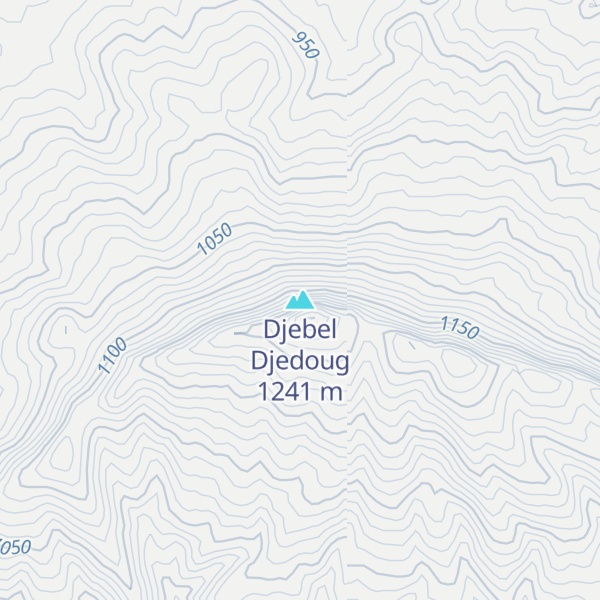 Map of Djebel Djedoug