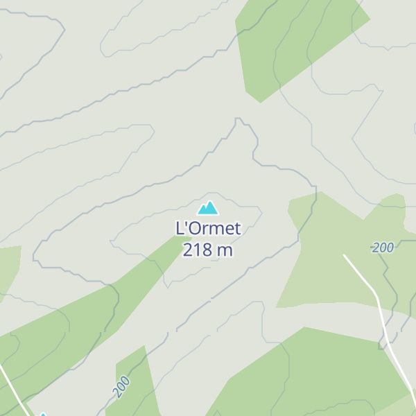 Map of L'Ormet