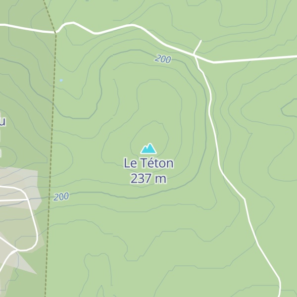 Map of Le Téton
