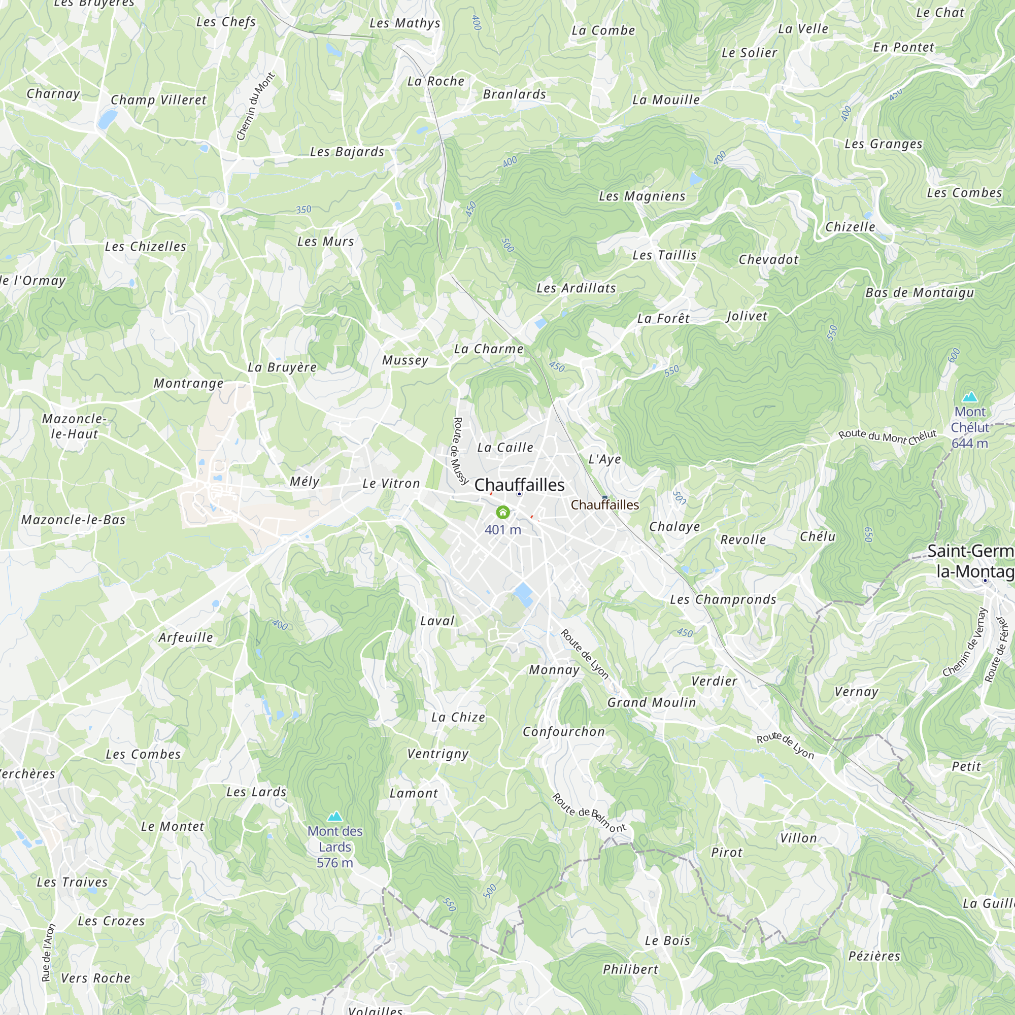 Office de Tourisme Sud Brionnais map