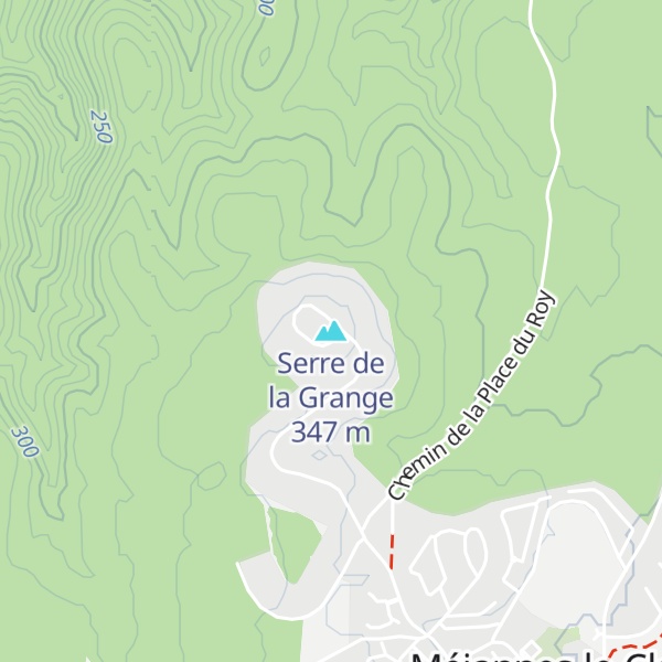 Map of Serre de la Grange