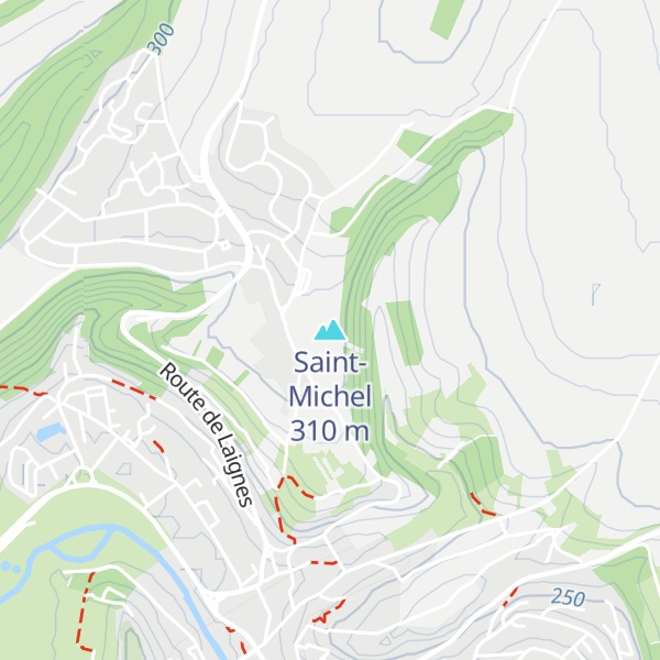 Map of Saint-Michel
