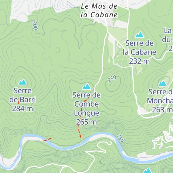 Map of Serre de Combe Longue