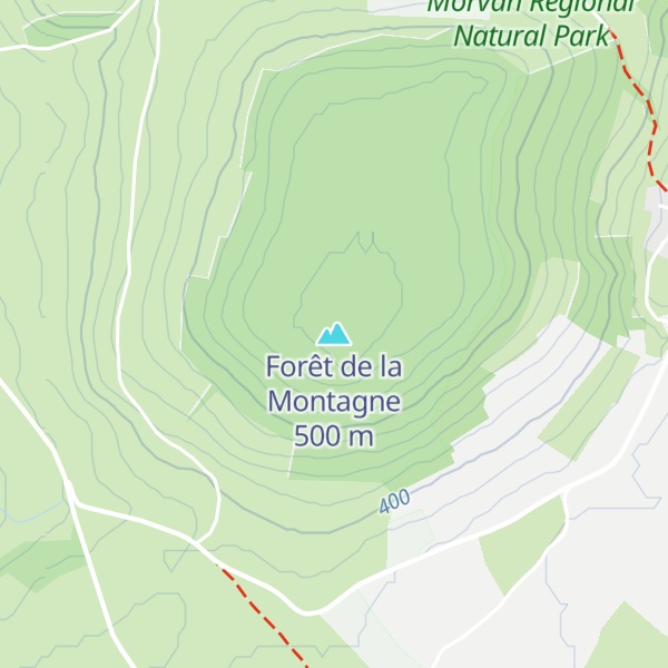 Map of Forêt de la Montagne