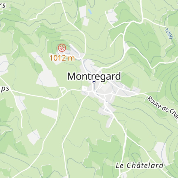 Map of Gîte de la Fontaine