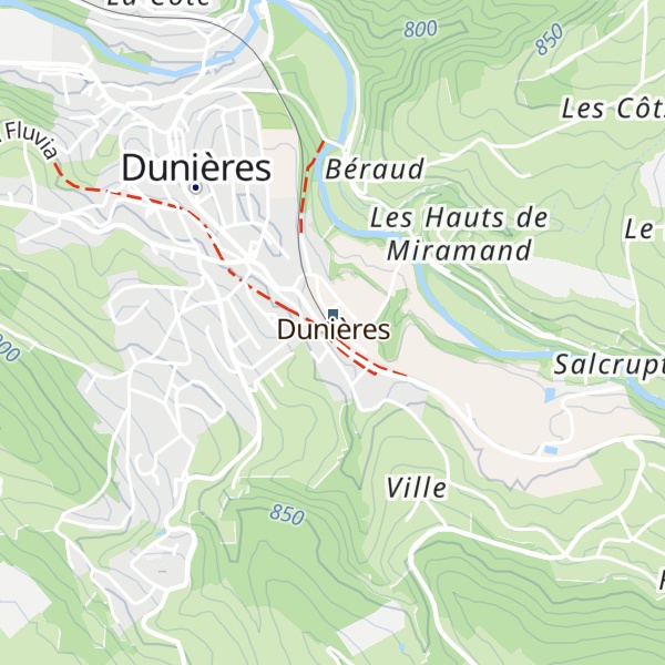 Map of Gîte de la Voie Verte
