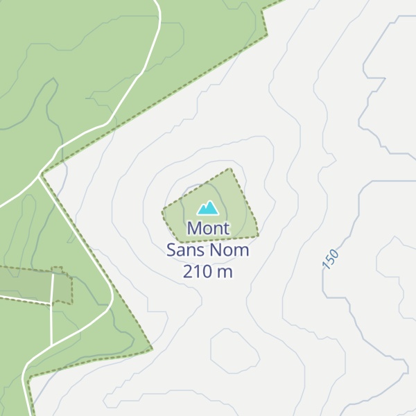 Map of Mont Sans Nom