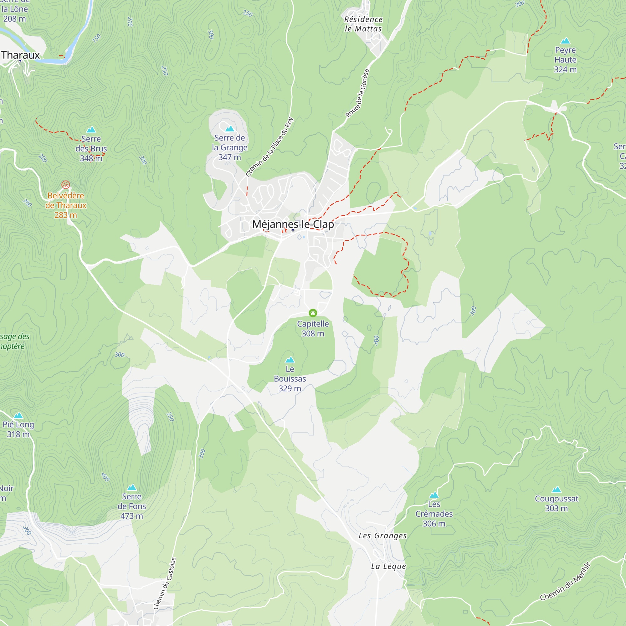 Capitelle map