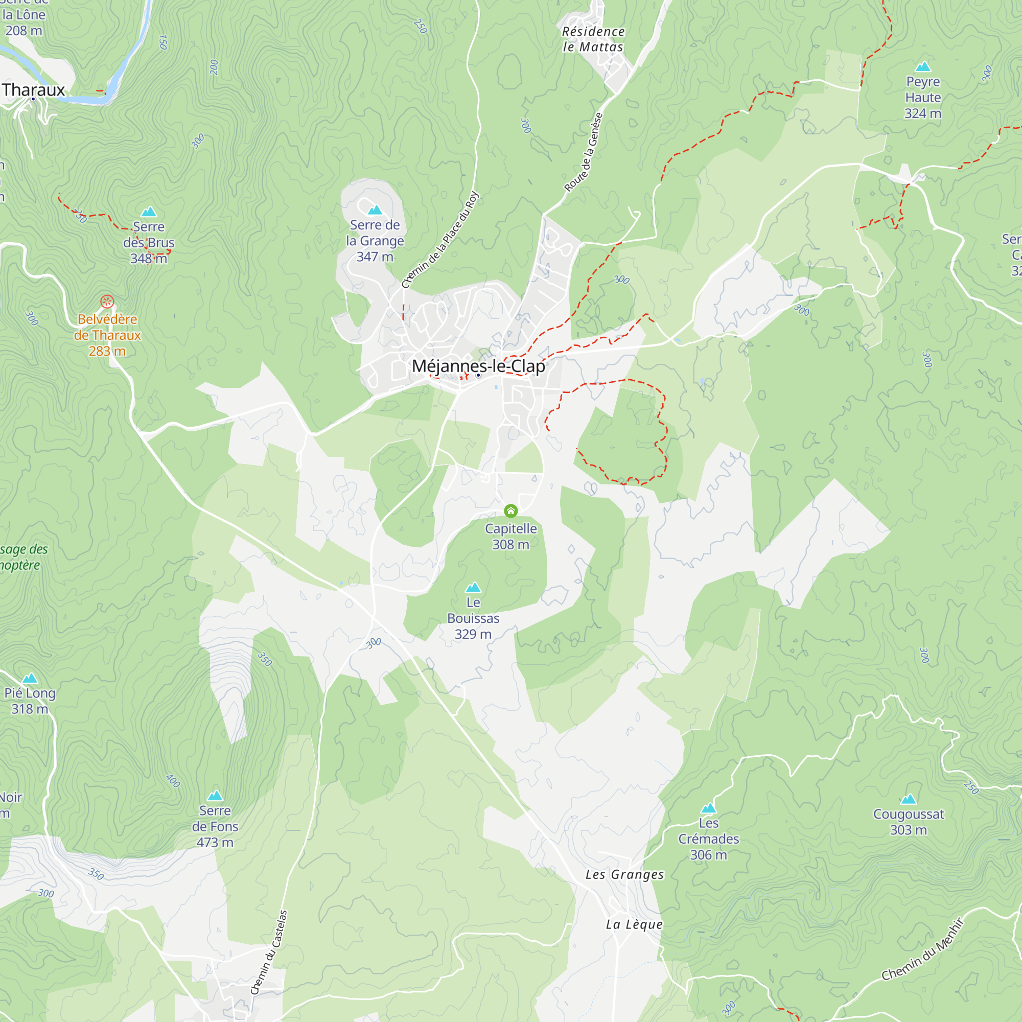 Capitelle map