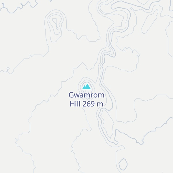 Map of Gwamrom Hill
