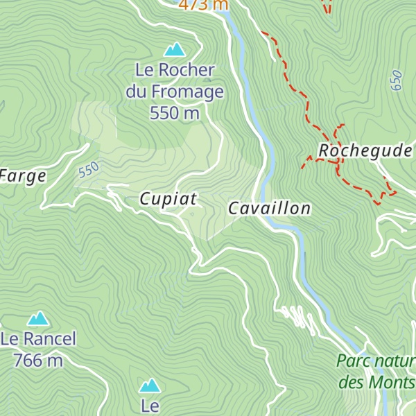 Map of Gîte le Troubadour