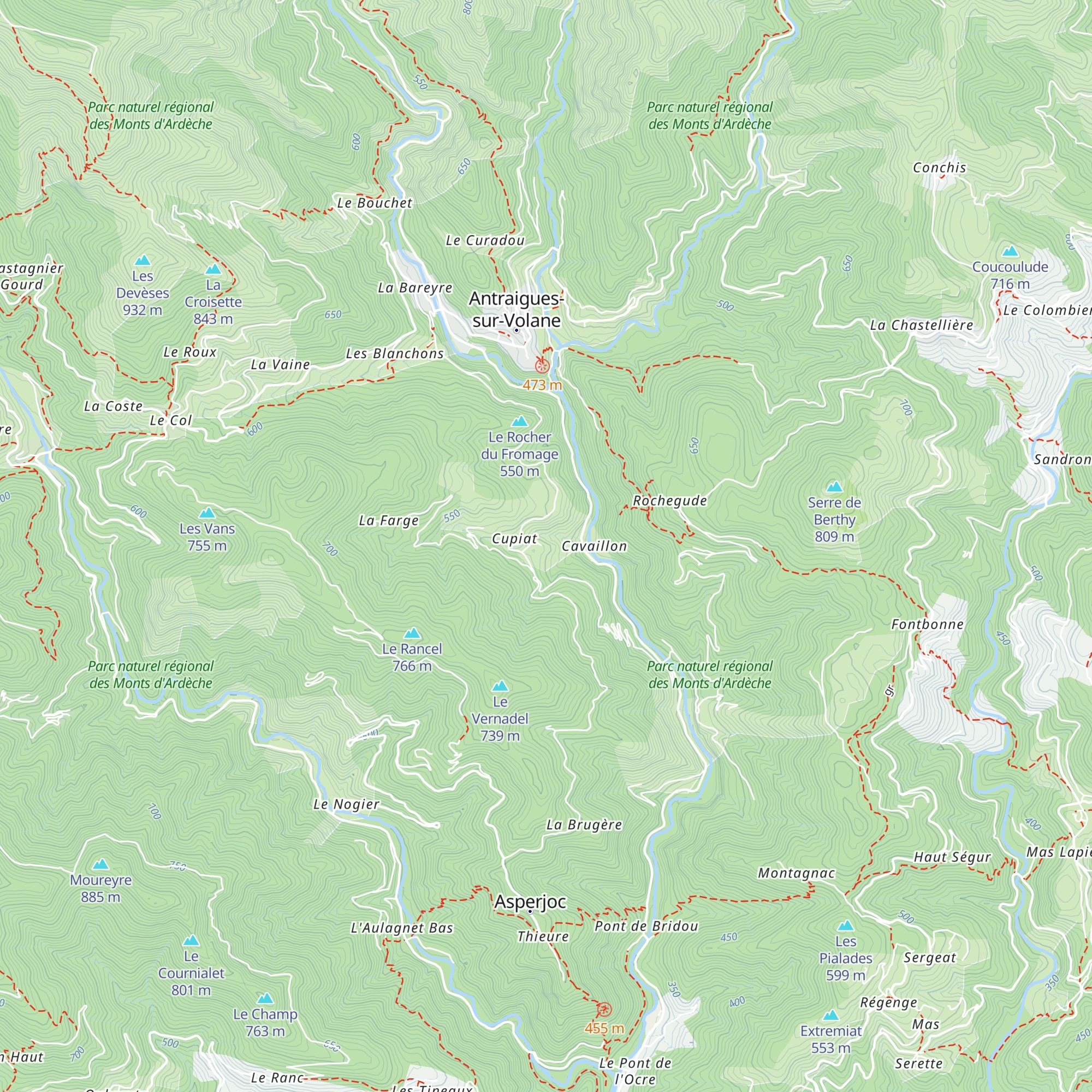 Gîte le Troubadour map