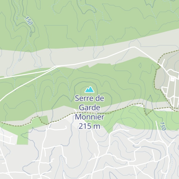 Map of Serre de Garde Monnier