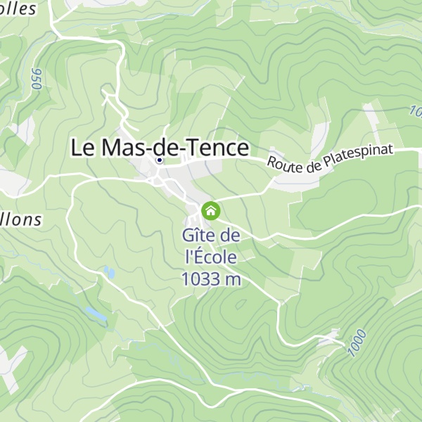 Map of Gîte de l'École