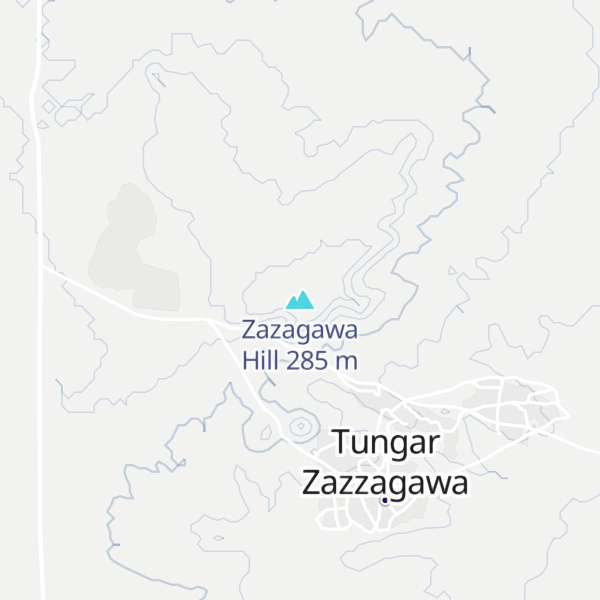 Map of Zazagawa Hill