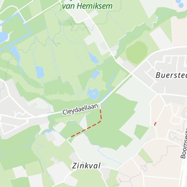 Map of Kasteel Cleydael
