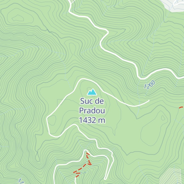 Map of Suc de Pradou