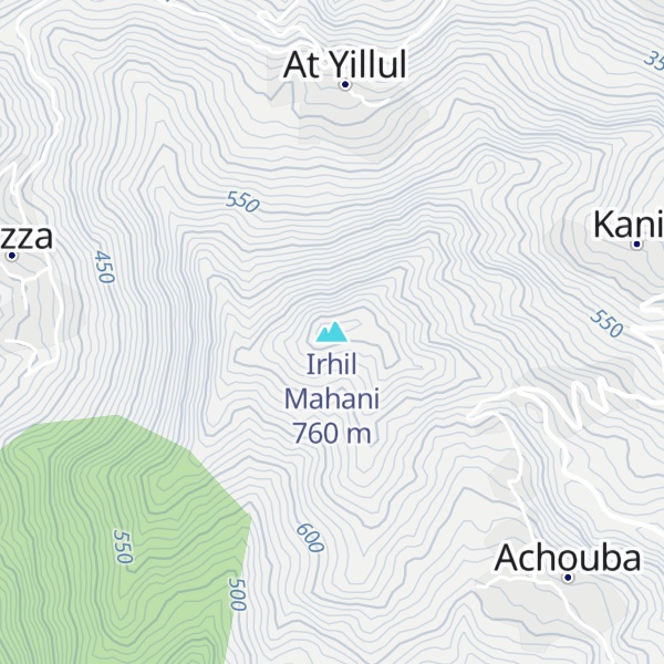 Map of Irhil Mahani