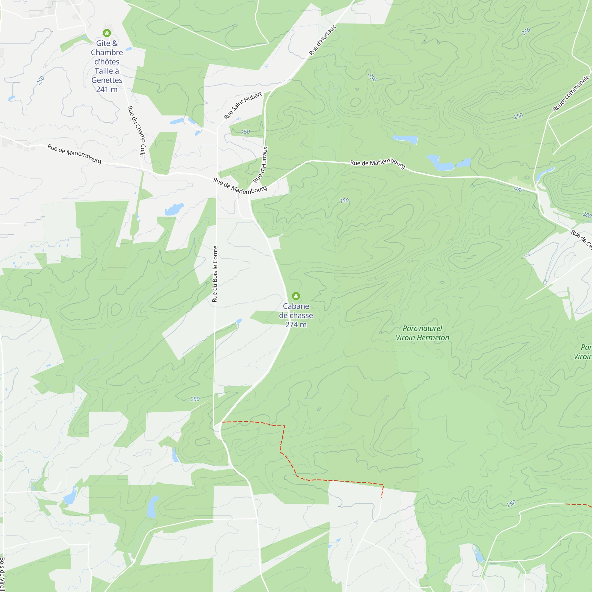Cabane de chasse map