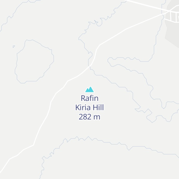Map of Rafin Kiria Hill
