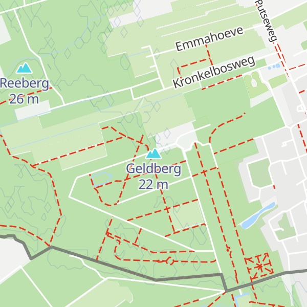 Map of Geldberg