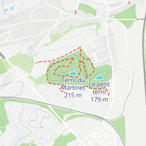 Map of Terril du Martinet