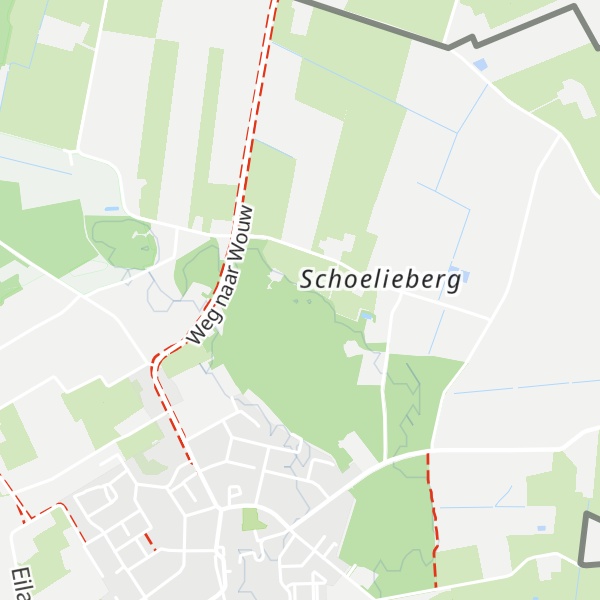 Map of Tiesteberg