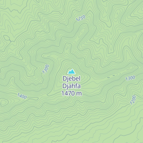 Map of Djebel Djahfa