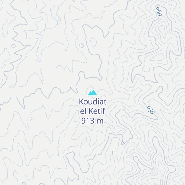 Map of Koudiat el Ketif