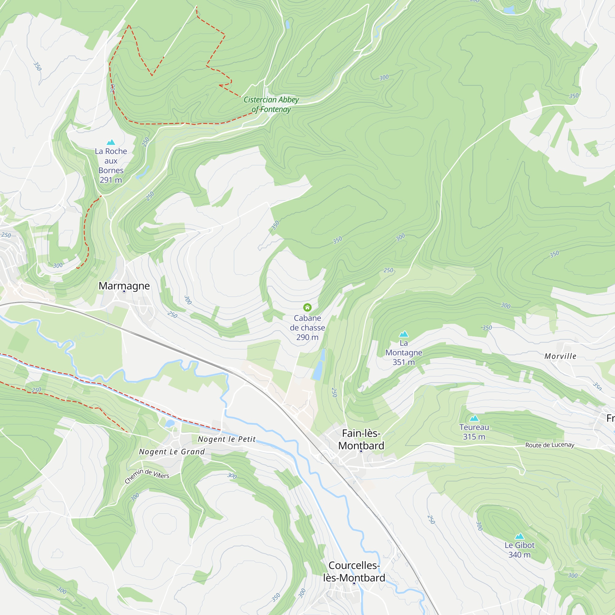 Cabane de chasse map