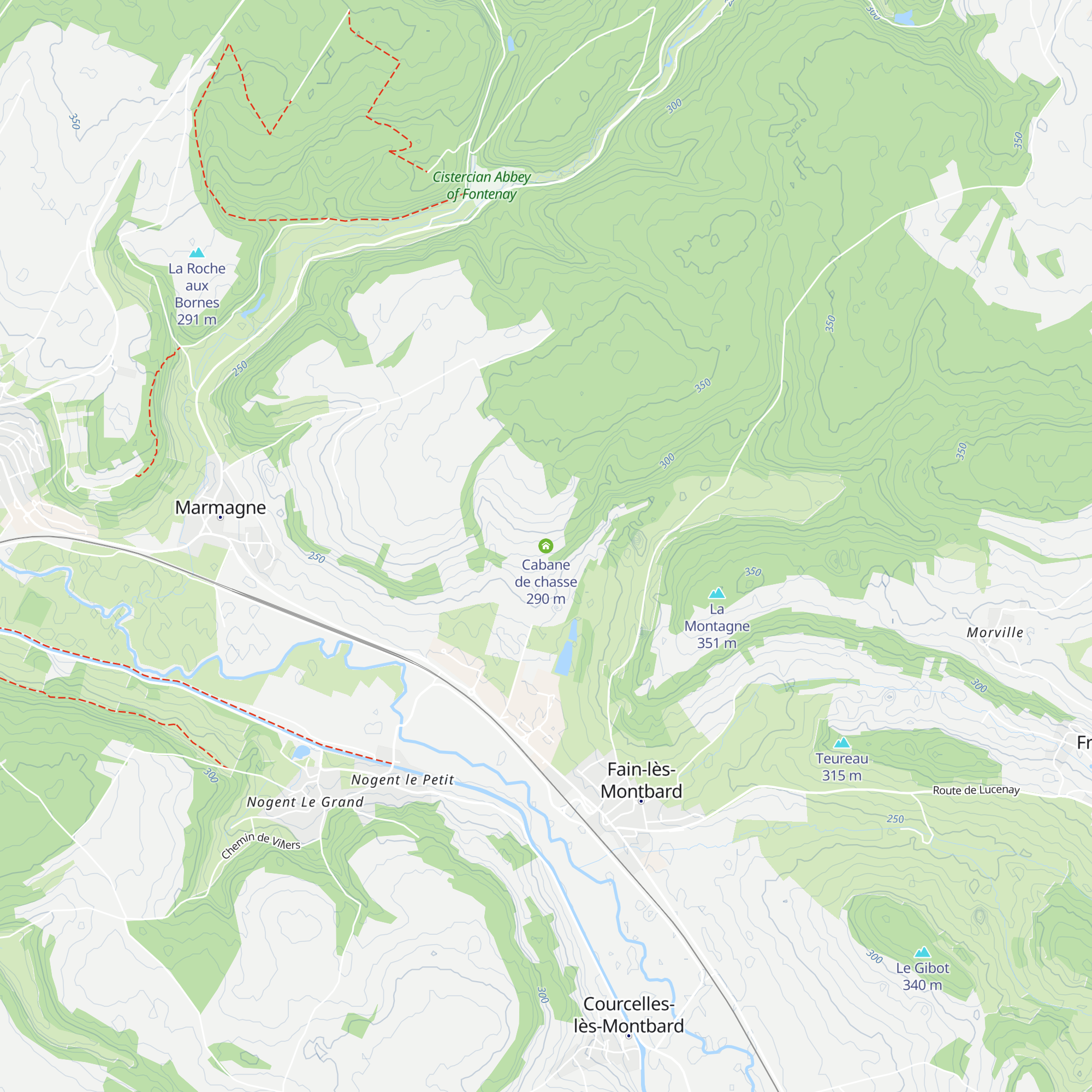 Cabane de chasse map