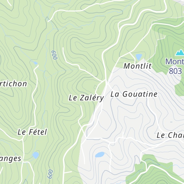 Map of Gîte MAJOA