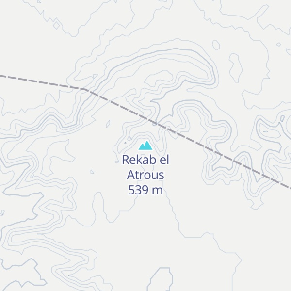 Map of Rekab el Atrous