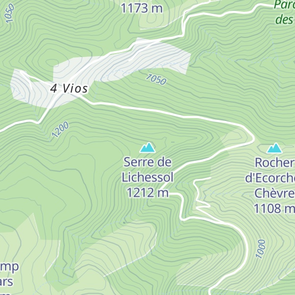 Map of Serre de Lichessol