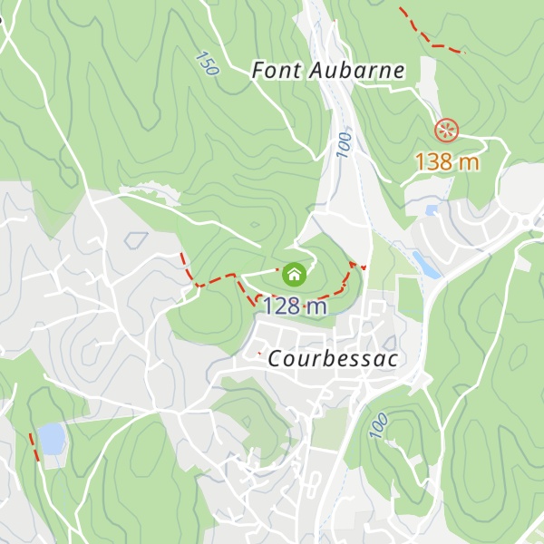 Map of Capitelle jumelle sud
