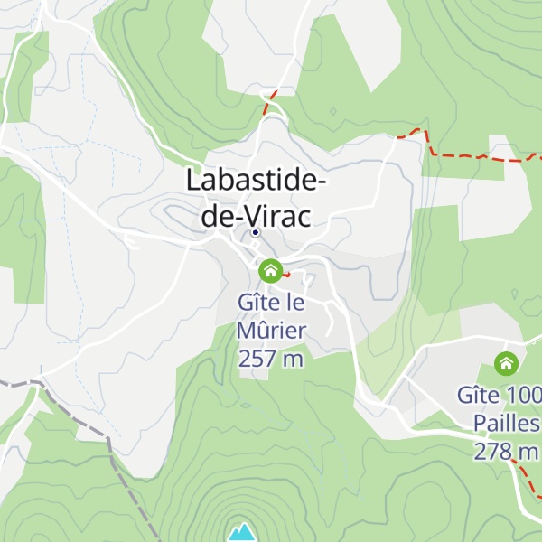 Map of Gîte le Mûrier