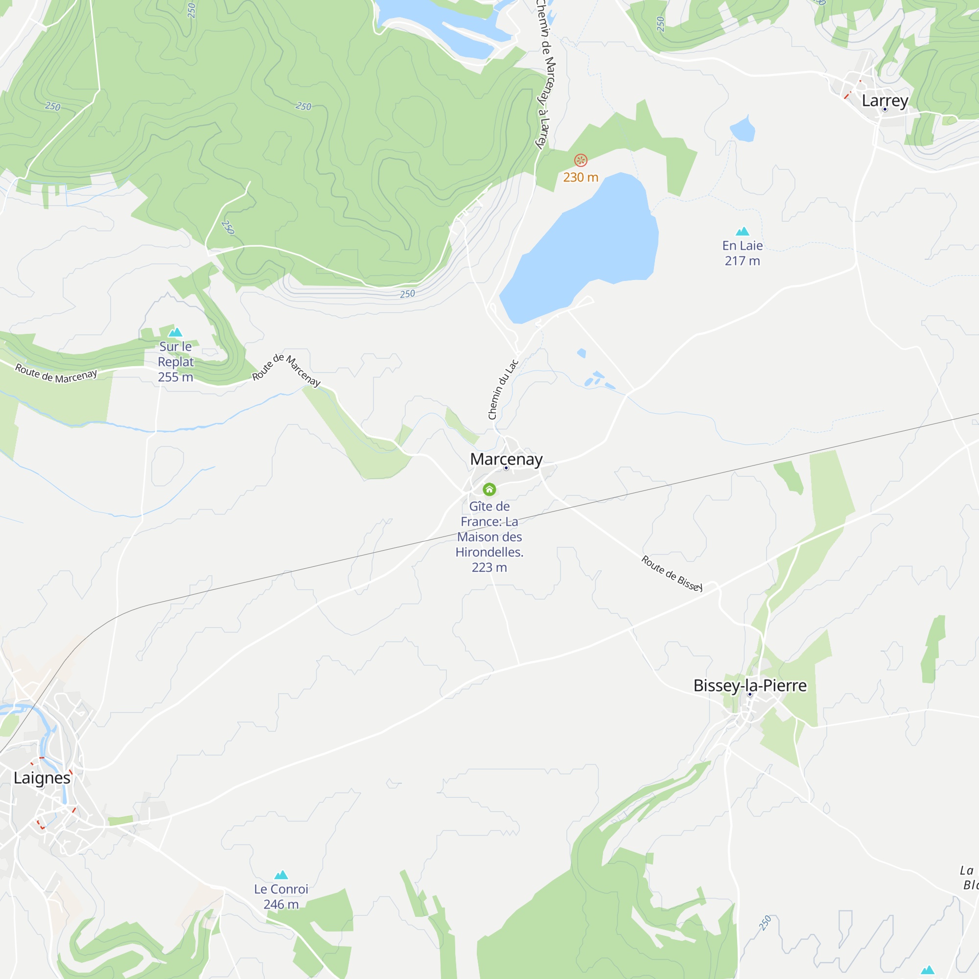 Gîte de France: La Maison des Hirondelles. map