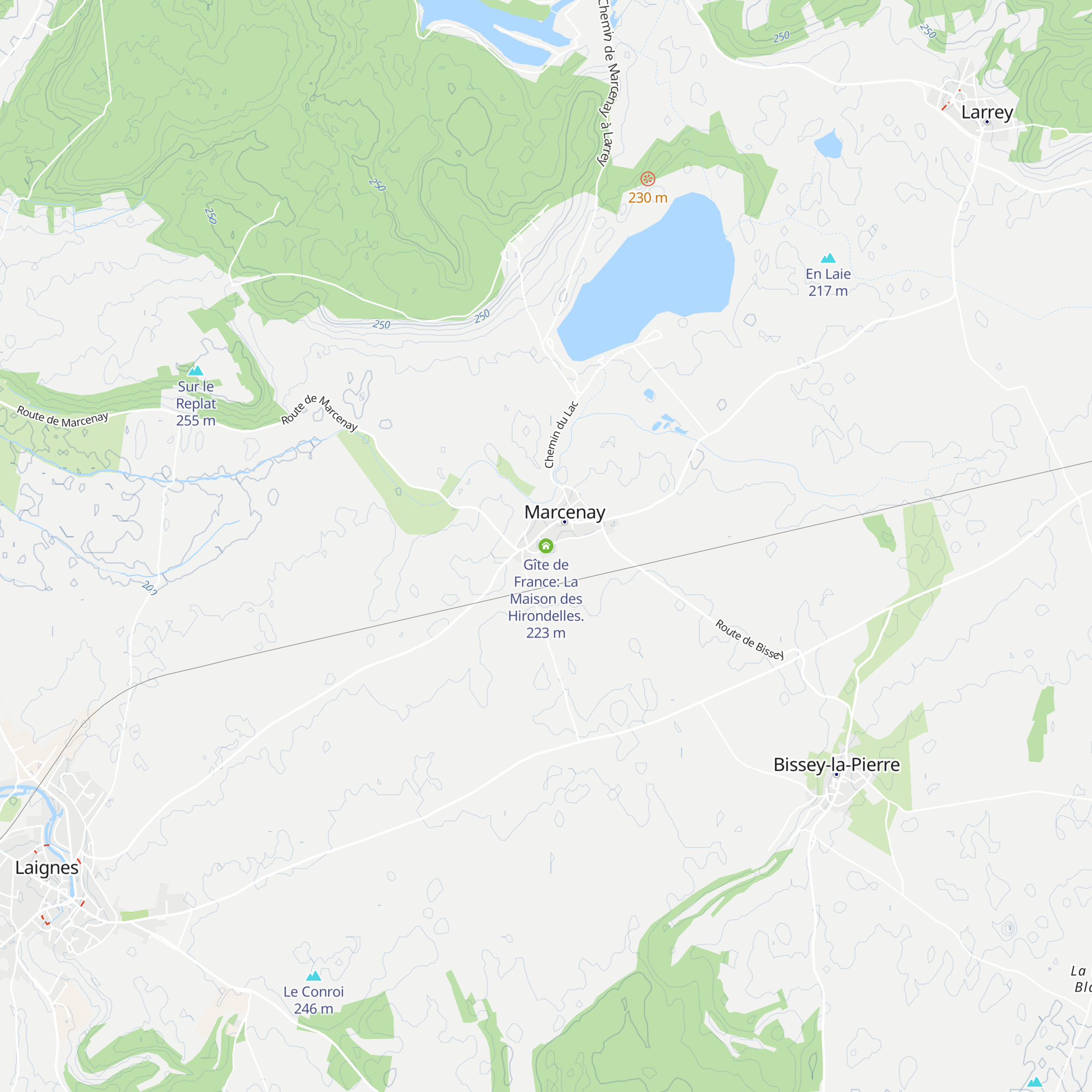 Gîte de France: La Maison des Hirondelles. map