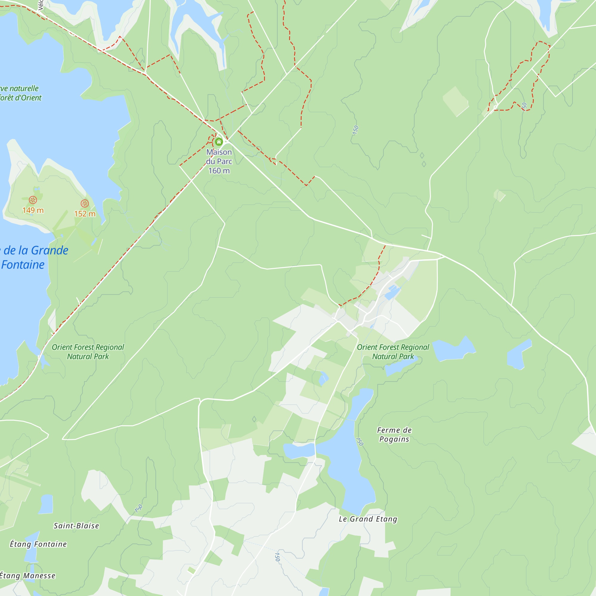 Cabane du Putois map