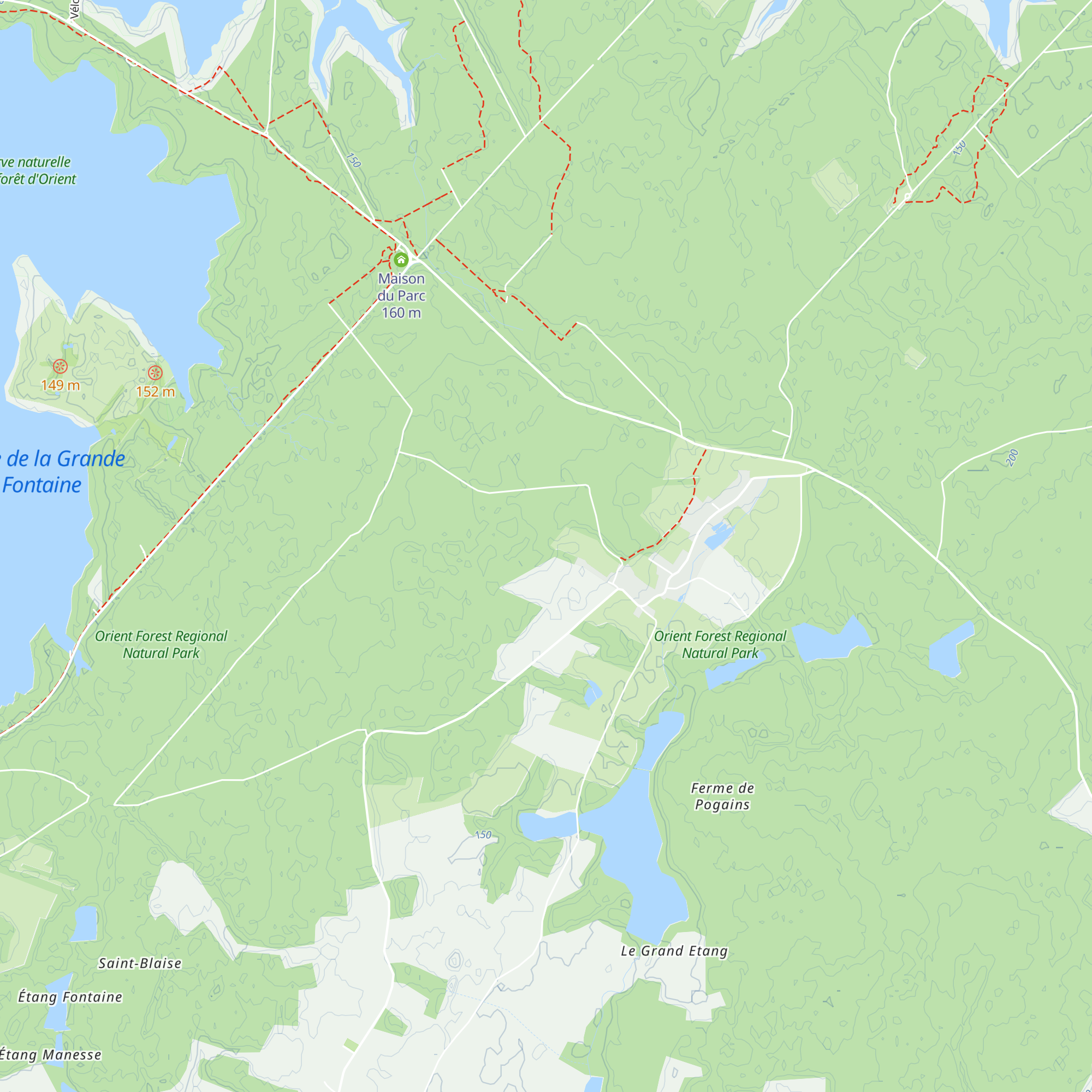 Cabane du Putois map