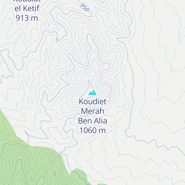 Map of Koudiet Merah Ben Alia