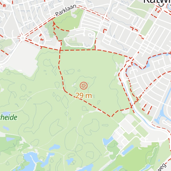 Map of Vlaggeduin