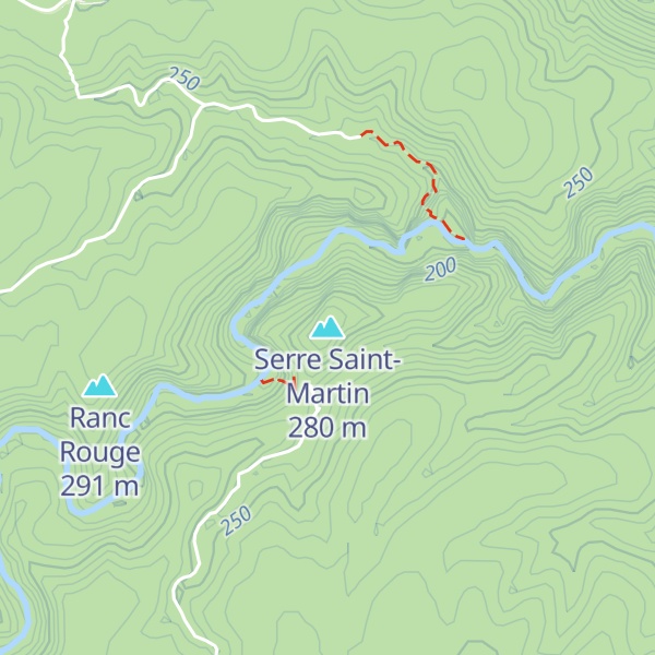 Map of Serre Saint-Martin