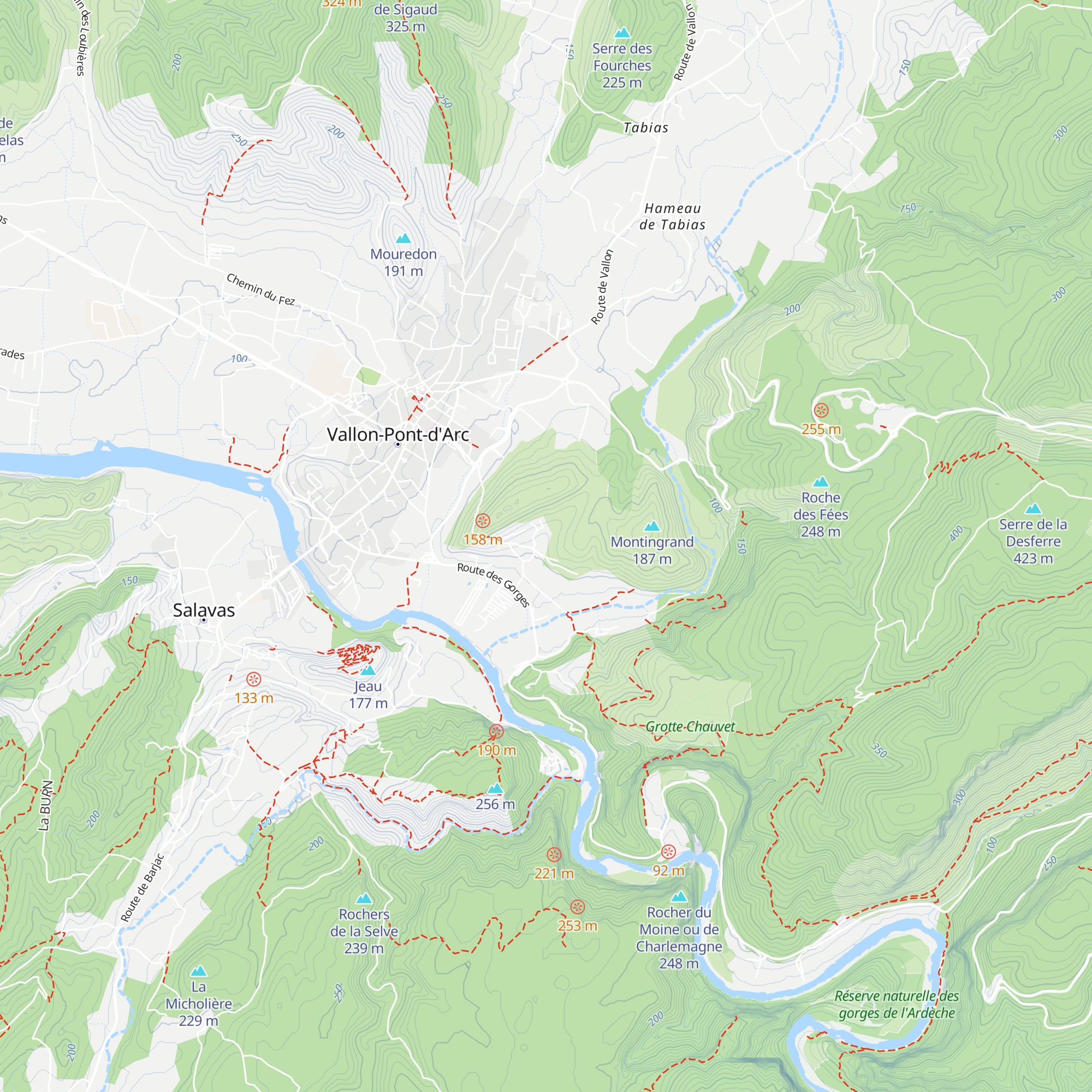 Gîte Spéléo du Césame map