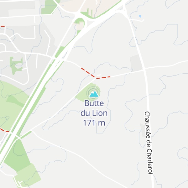 Map of Butte du Lion