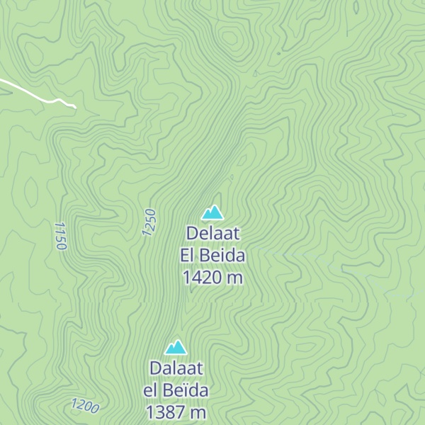 Map of Delaat El Beida